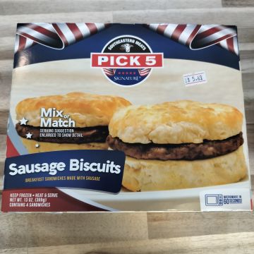 Pick5 Sausage Biscuits 
