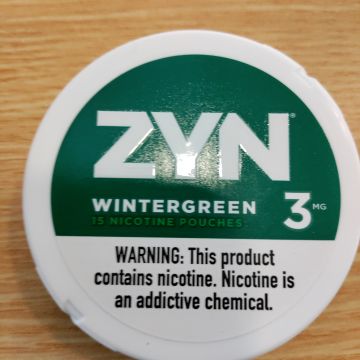 ZYN WINTERGREEN POUCH 3MG